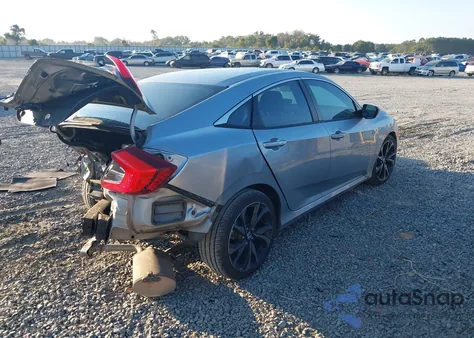 2020 Honda Civic Sport z USA, uszkodzony, nr VIN 2HGFC2F87LH535628